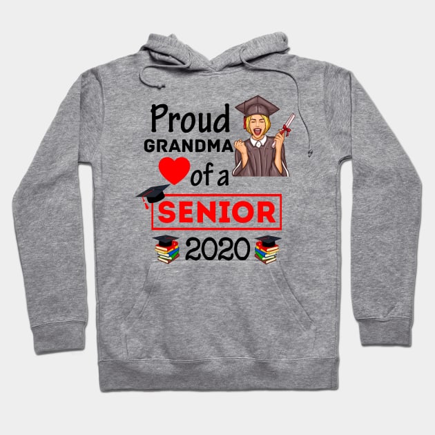 Proud Grandma of a senor 2020 Hoodie by Creative Design